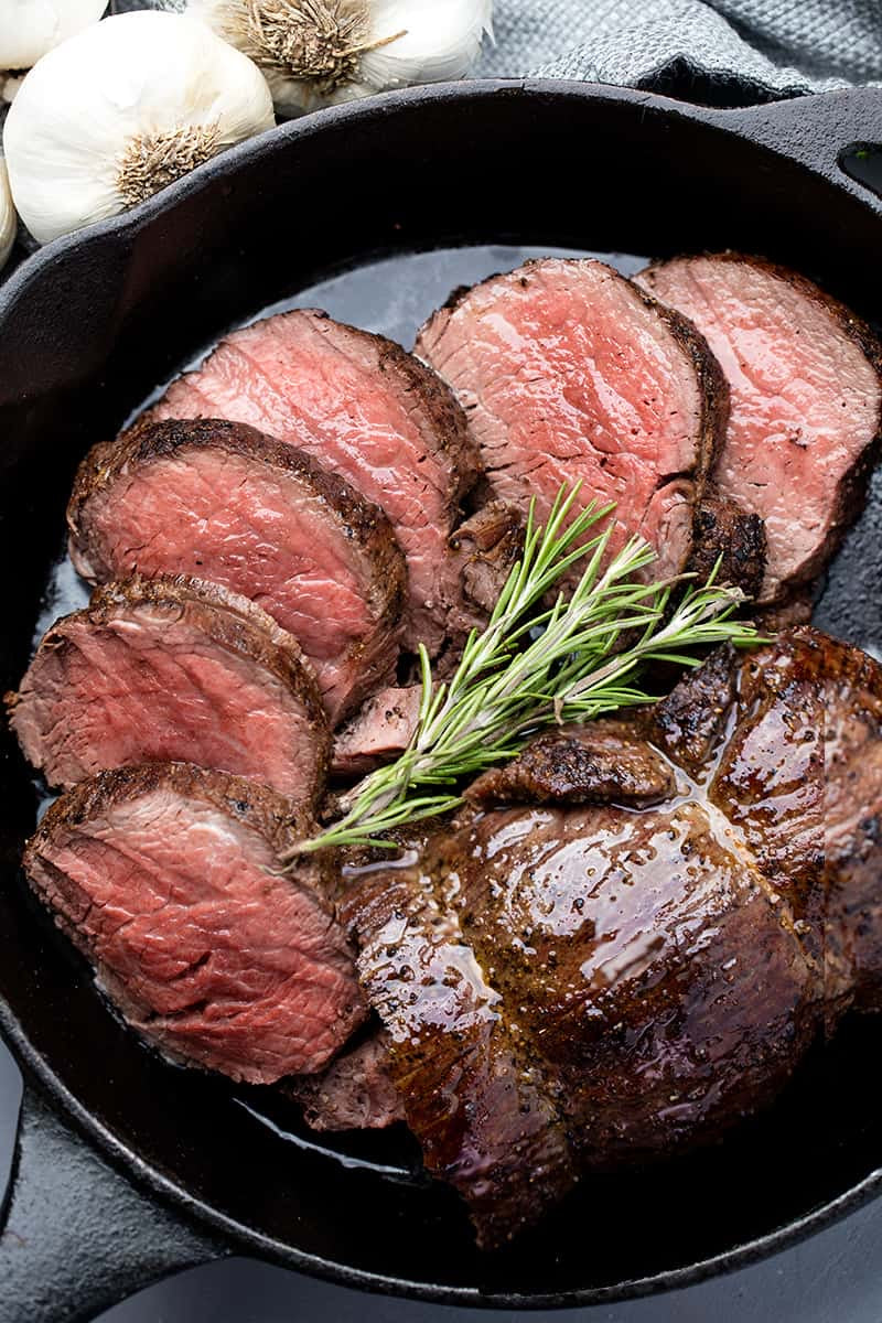 Cook Filet Beef Tenderloin Steaks In Cast Iron Skillet Beef