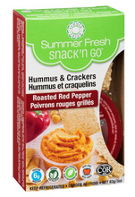 Load image into Gallery viewer, Summer Fresh, Red Pepper, Hummus, With Crackers
