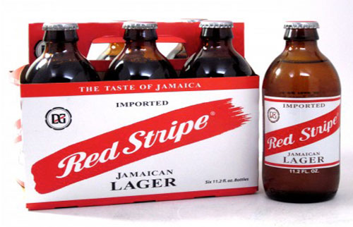 Pack Cerveja Jamaicana Red Stripe Lager Beer 330ml 6un