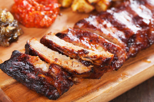 Rack of Back Ribs - Cooked
